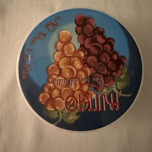 Pottery Barn Frutteto Grape Art Coasters Set of 4
